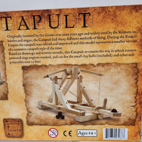 NEW Pathfinders Medieval Catapult Trebuchet Siege Engine Catapult Building Set K - Picture 12 of 14